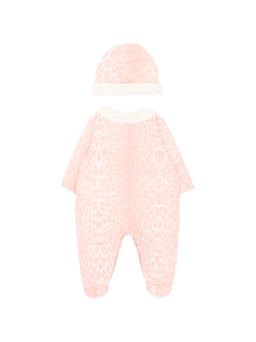 Roberto Cavalli Junior Twee rompers met luipaardprint Roze