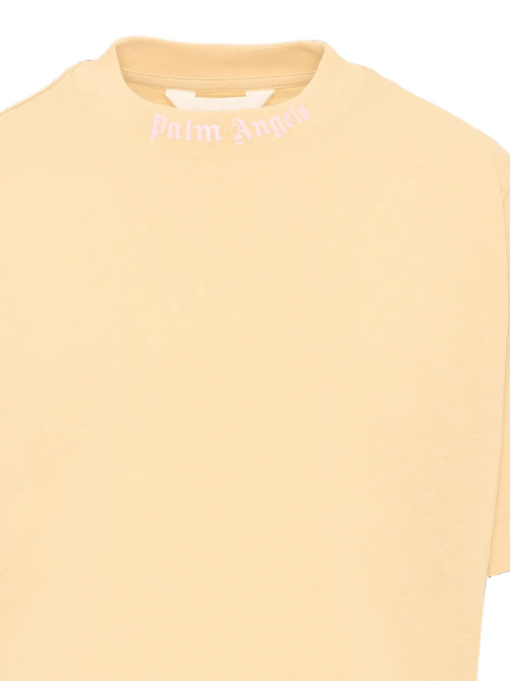 Palm Angels Kids T-shirt met logoprint Geel