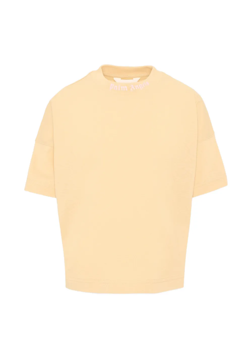 Palm Angels Kids logo-print short-sleeve T-shirt - Giallo