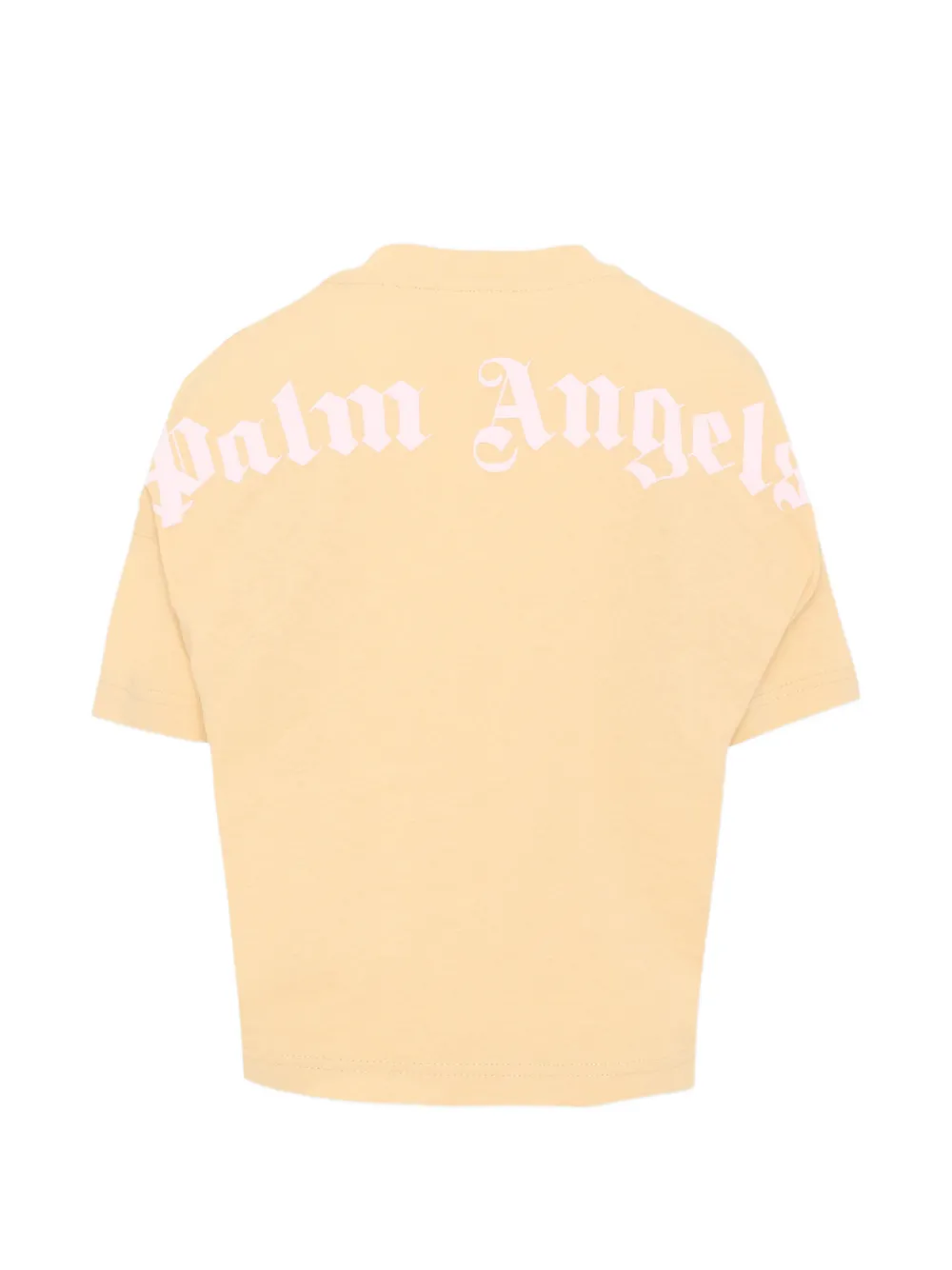 Palm Angels Kids T-shirt met logoprint Geel
