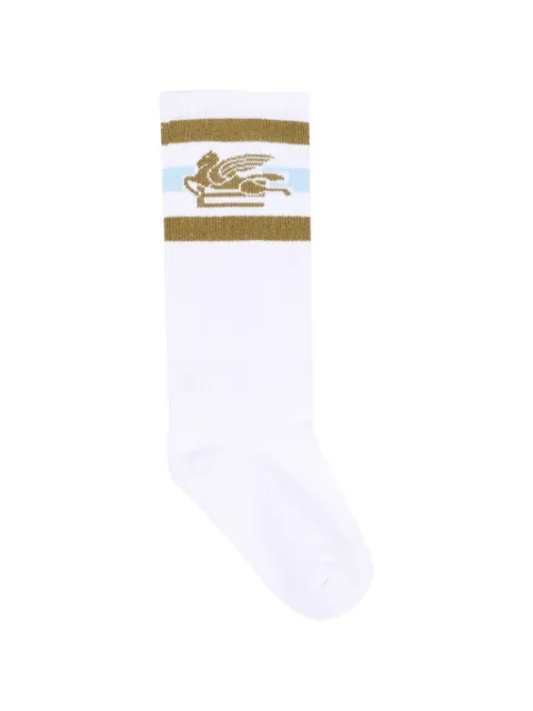 ETRO KIDS Pegasus striped socks