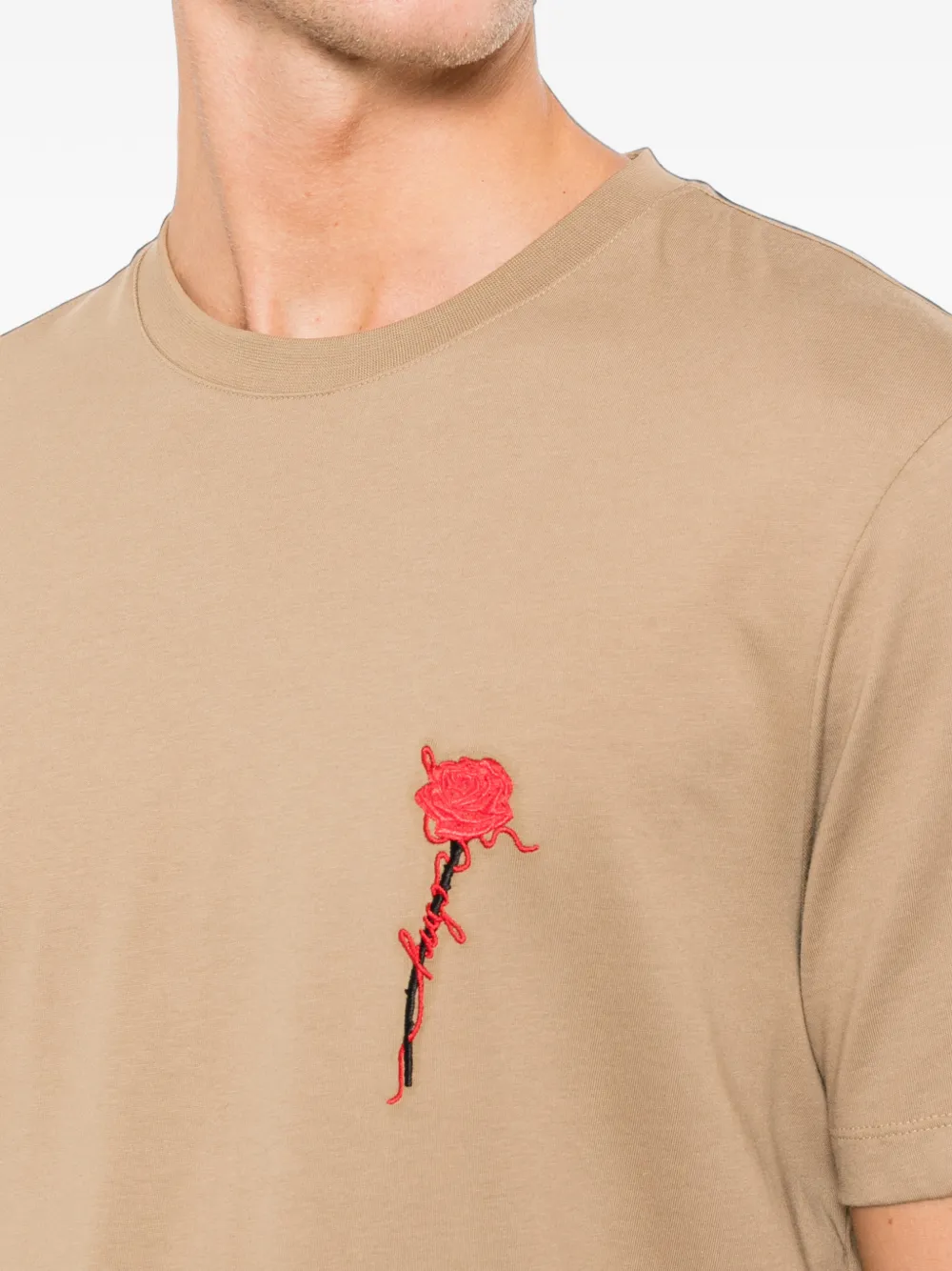 HUGO Diflow T-shirt Beige