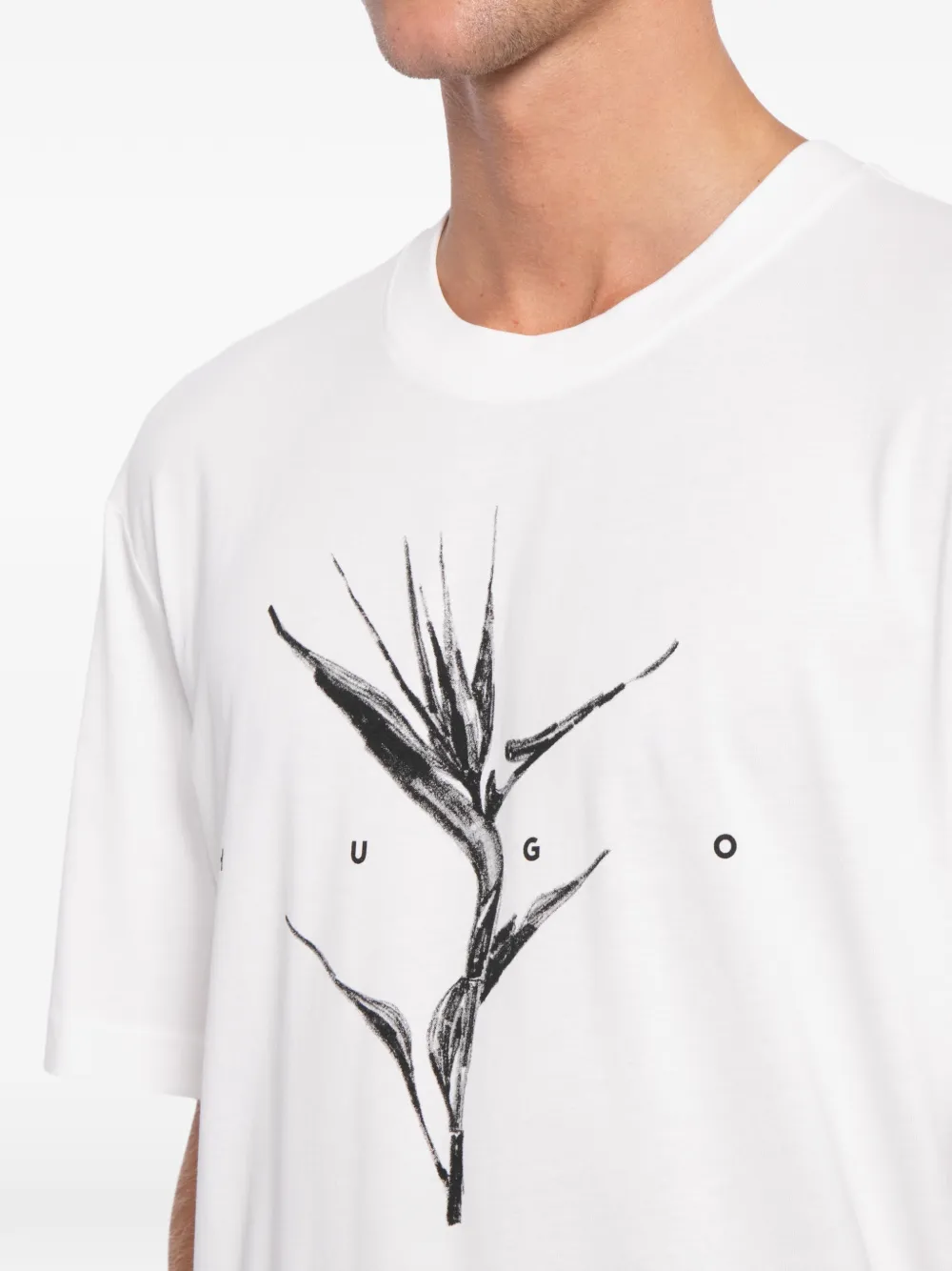 HUGO Darise T-shirt Beige