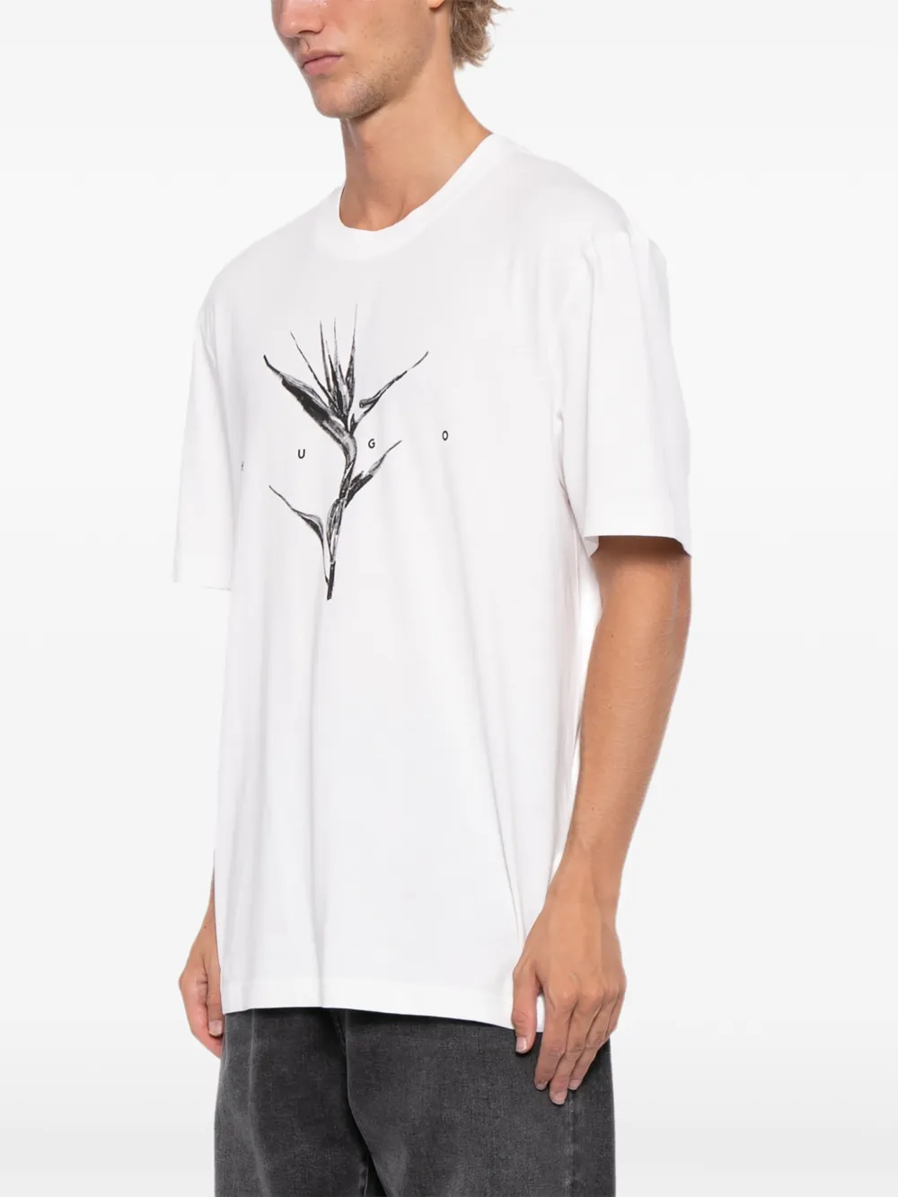 HUGO Darise T-shirt Beige