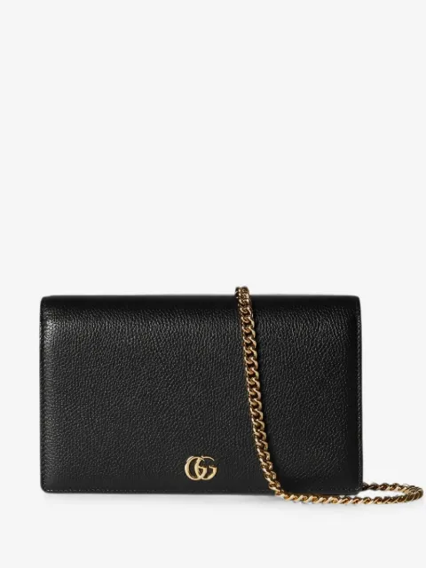 Gucci GG Marmont wallet on chain