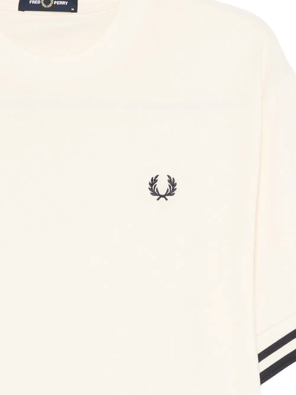 Fred Perry Bold T-shirt met afwerking Beige