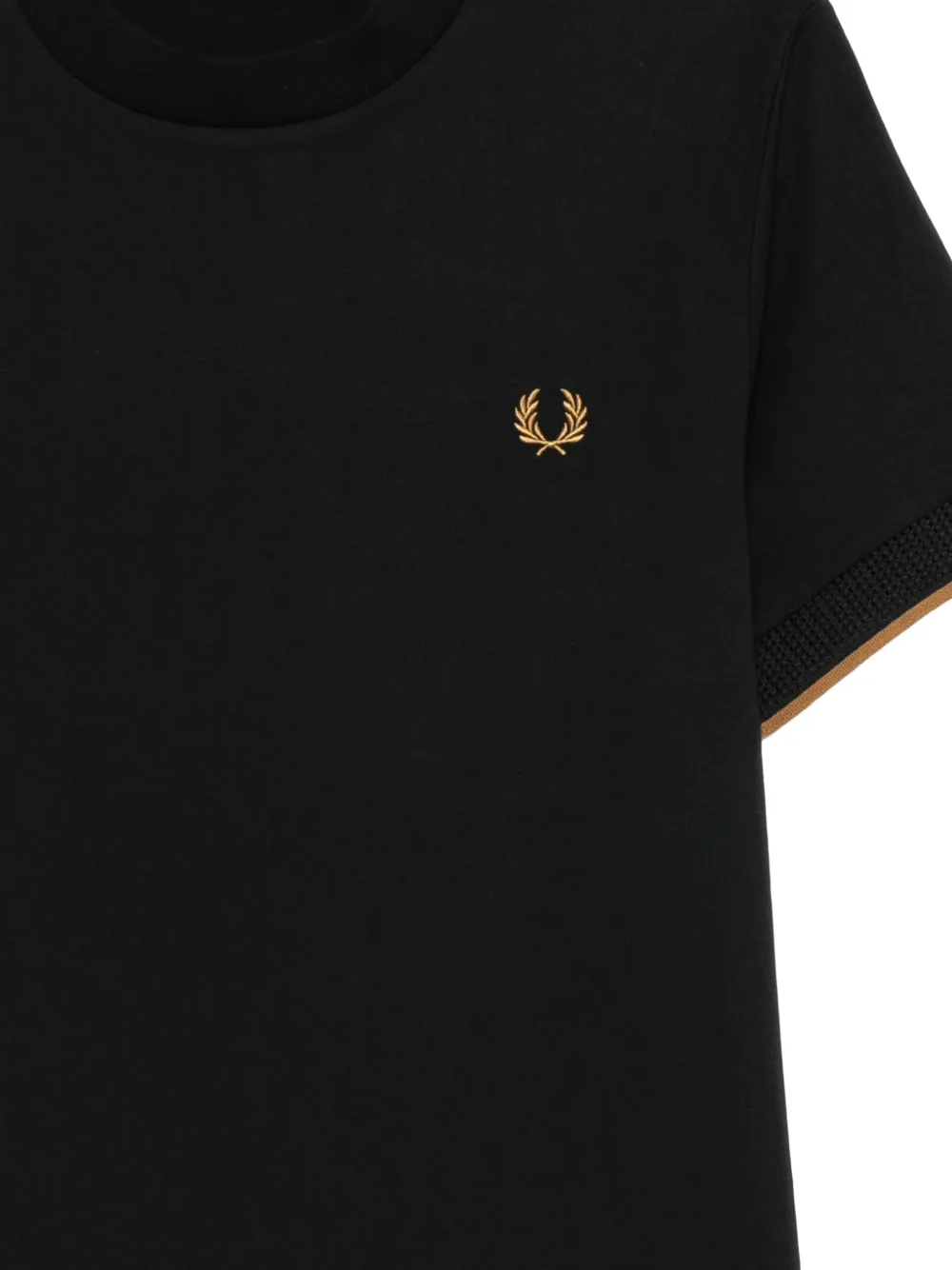 Fred Perry Mesh T-shirt Zwart