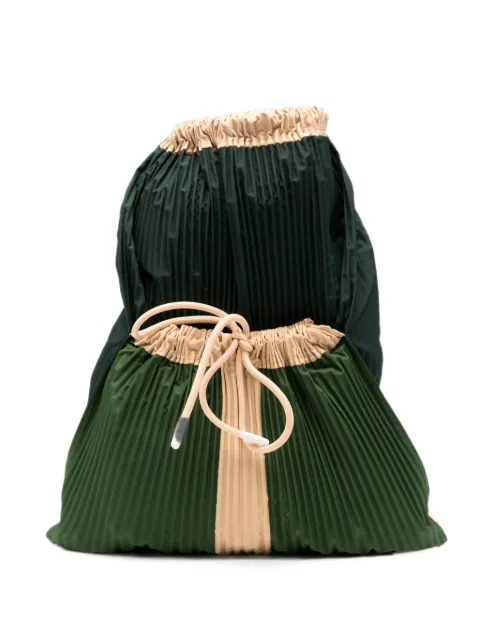 MULTITUDES BAGS Cini plissé-effect drawstring backpack
