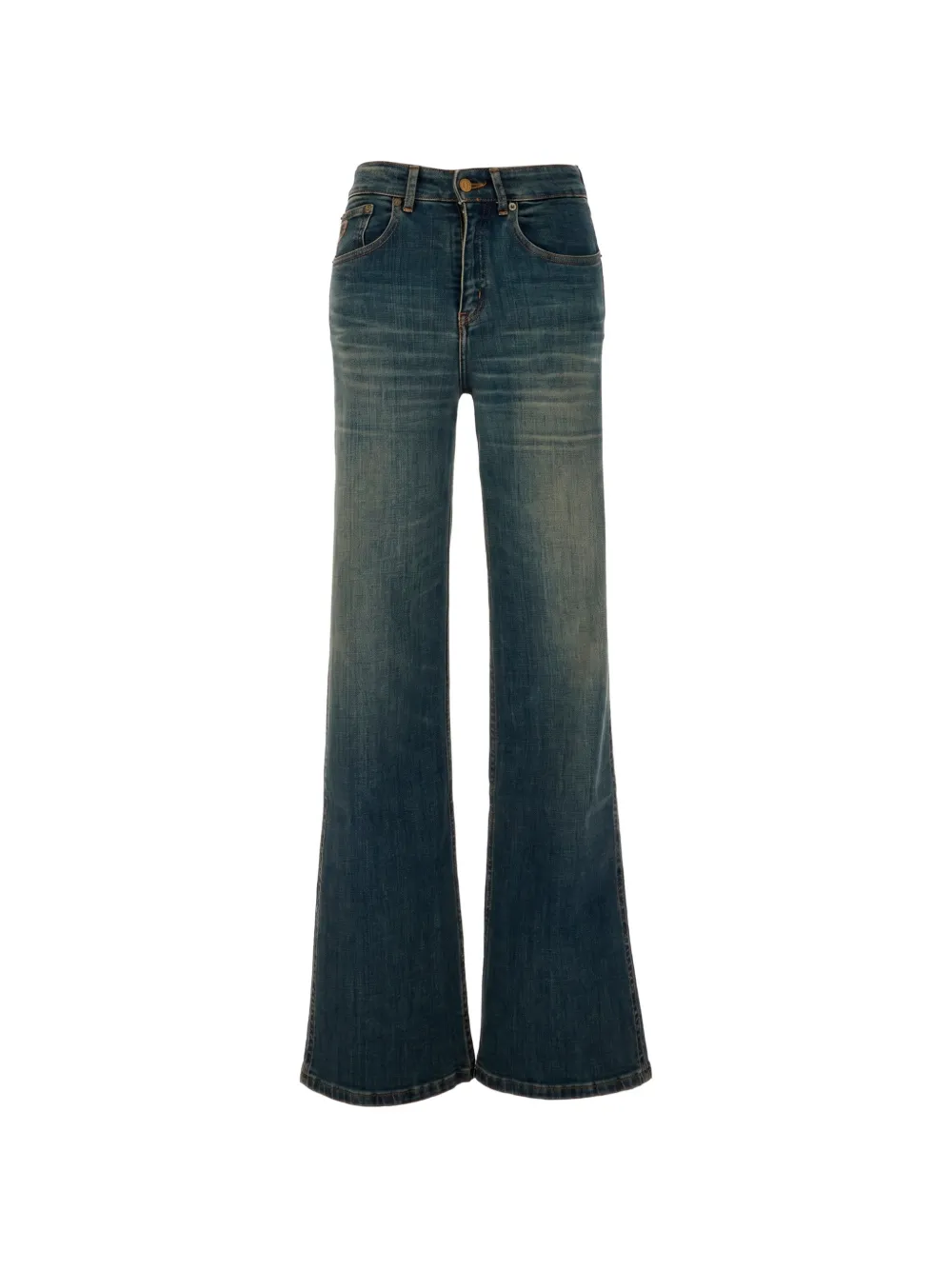 LOIS JEANS faded flared jeans - Blau