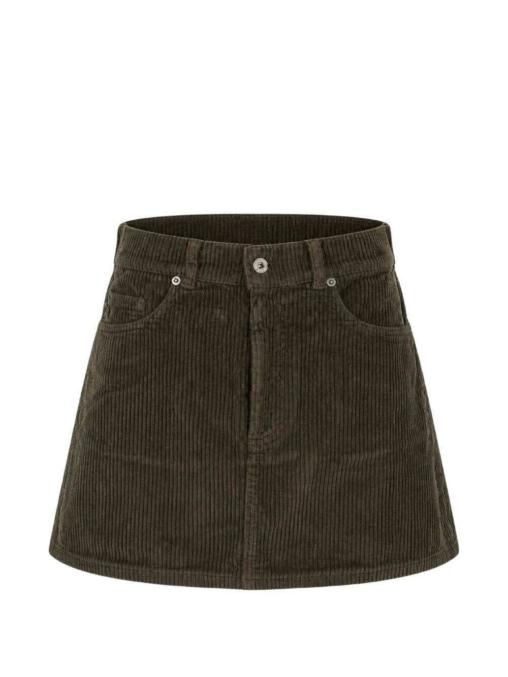 TRUE AVENUE corduroy mini skirt - Marrone