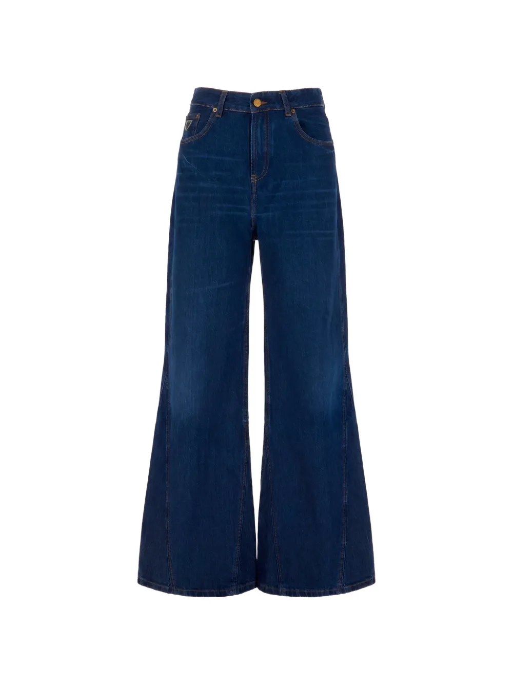LOIS JEANS logo-patch flared jeans - Blau