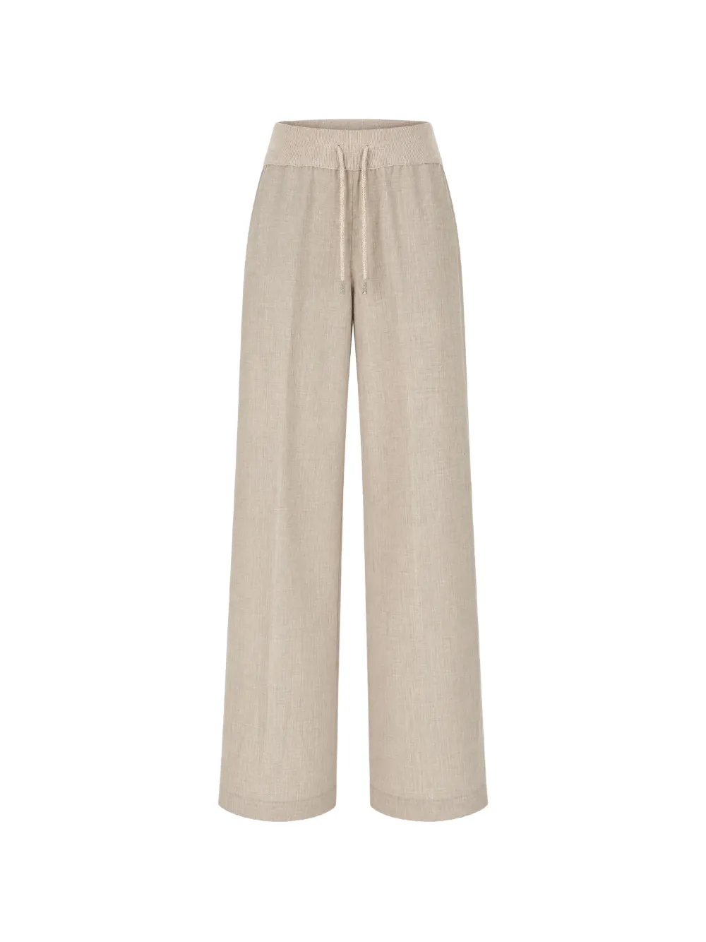 PANICALE drawstring-waistband trousers - Nude