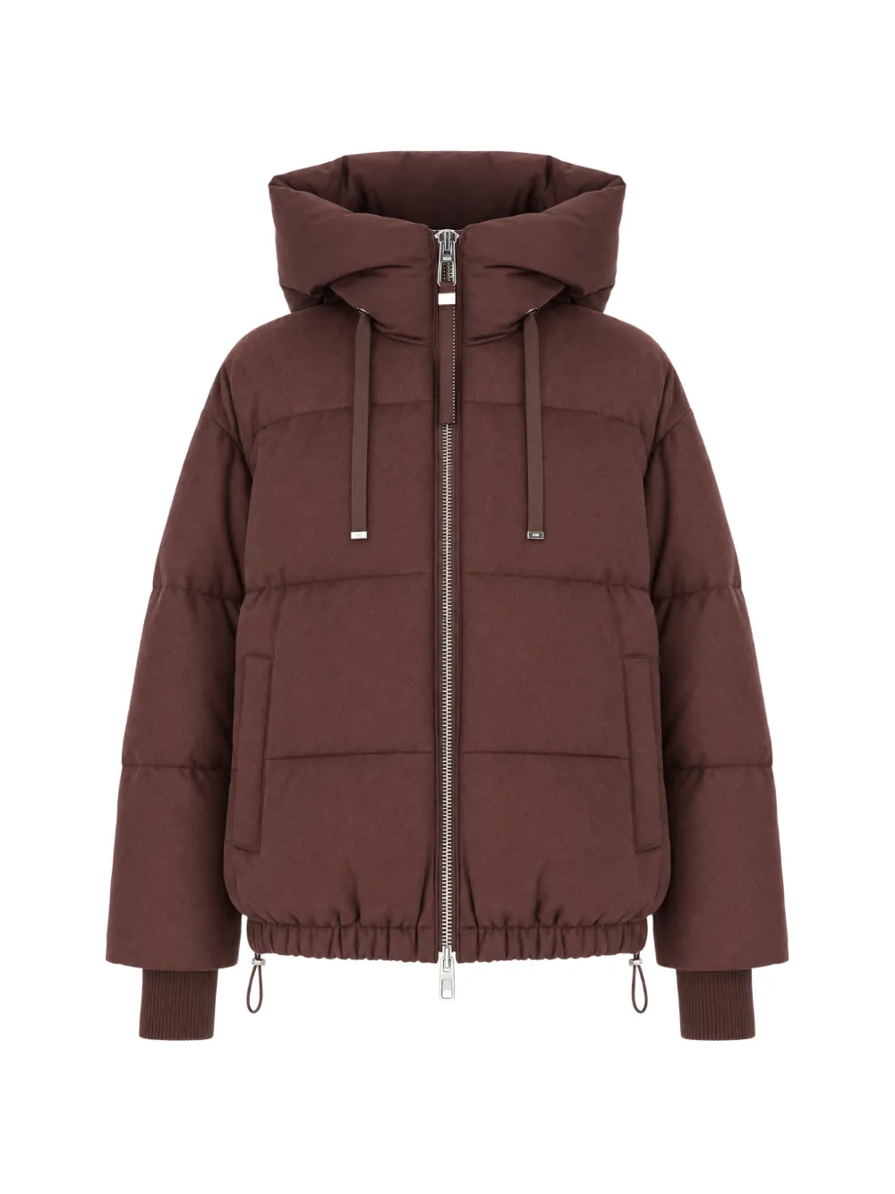 Duno Heka quilted hooded jacket - Braun