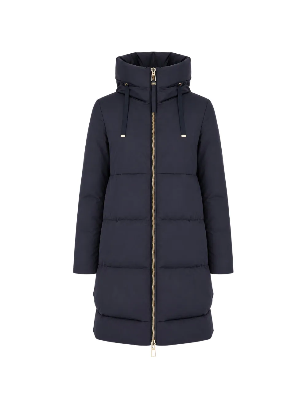 Duno Talia hooded quilted jacket Blauw