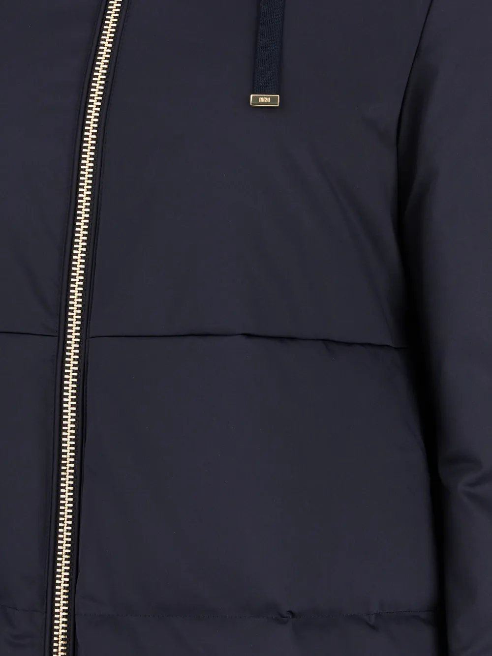 Duno Talia hooded quilted jacket Blauw