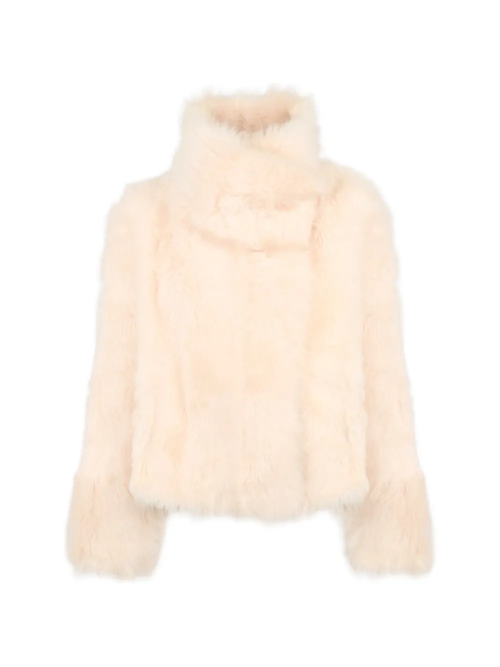 Yves Salomon Toscana shearling jacket - Nude