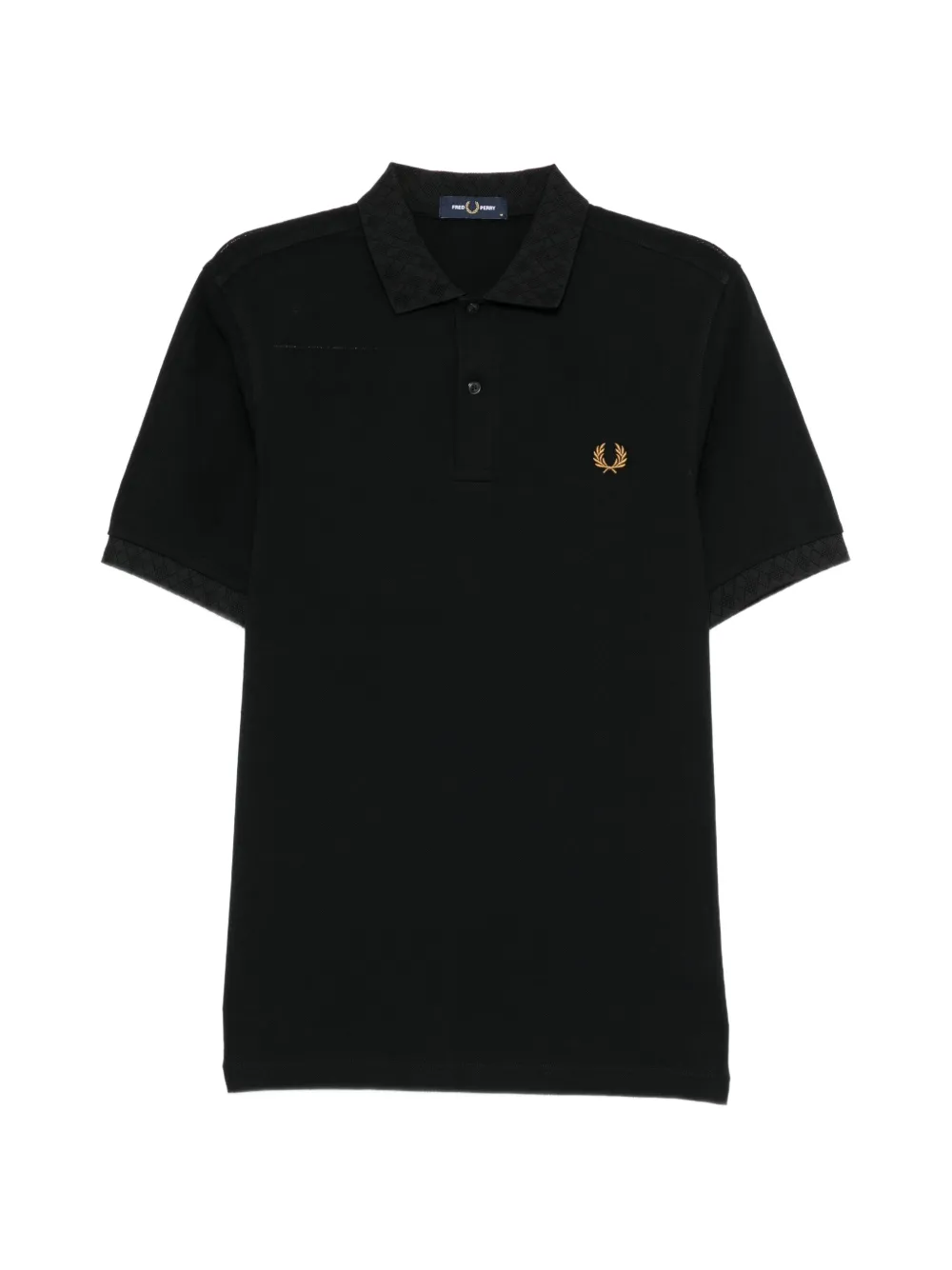 Fred Perry jacquard trim polo