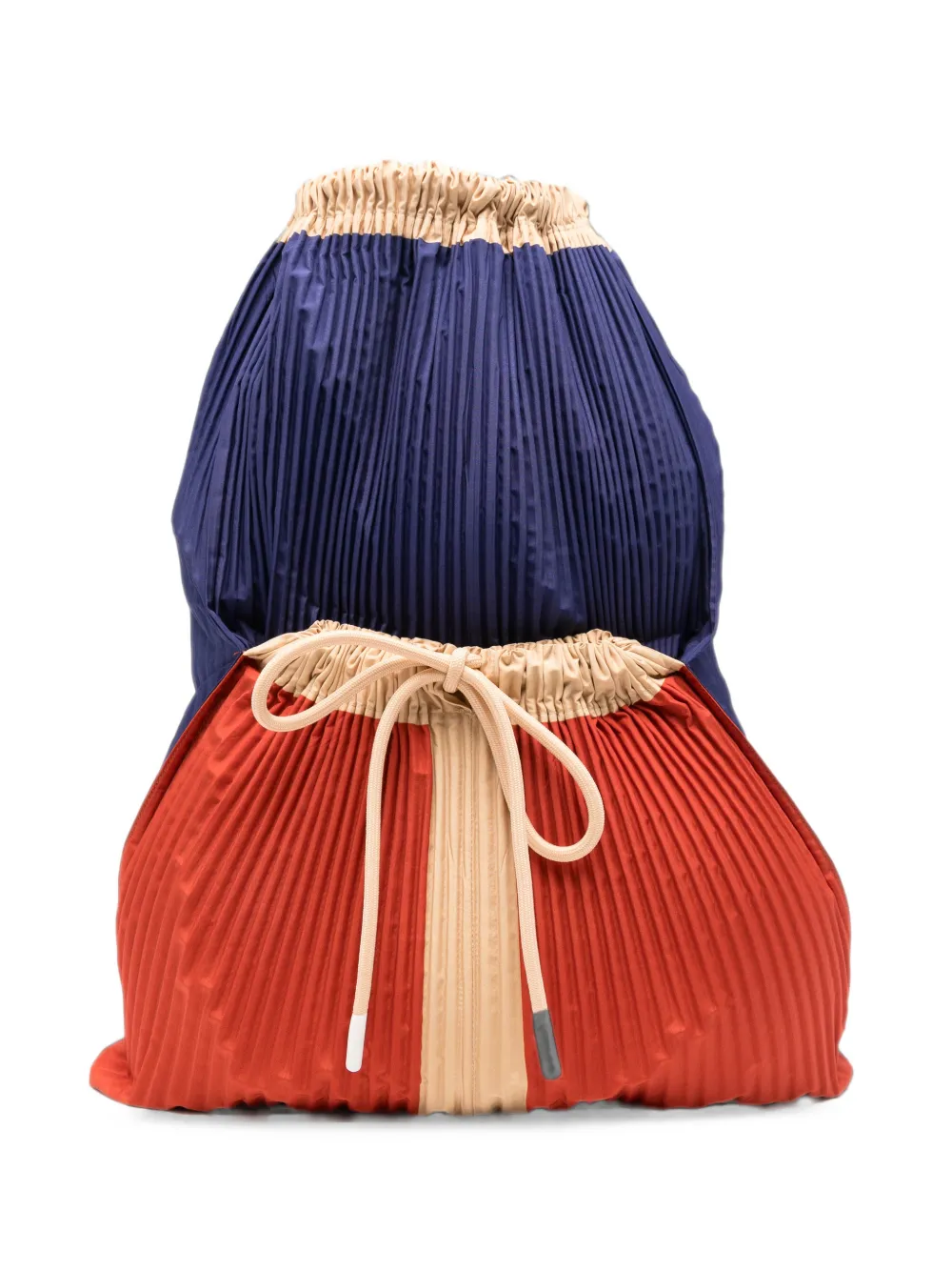 MULTITUDES BAGS plissé-detail drawstring backpack - Blau
