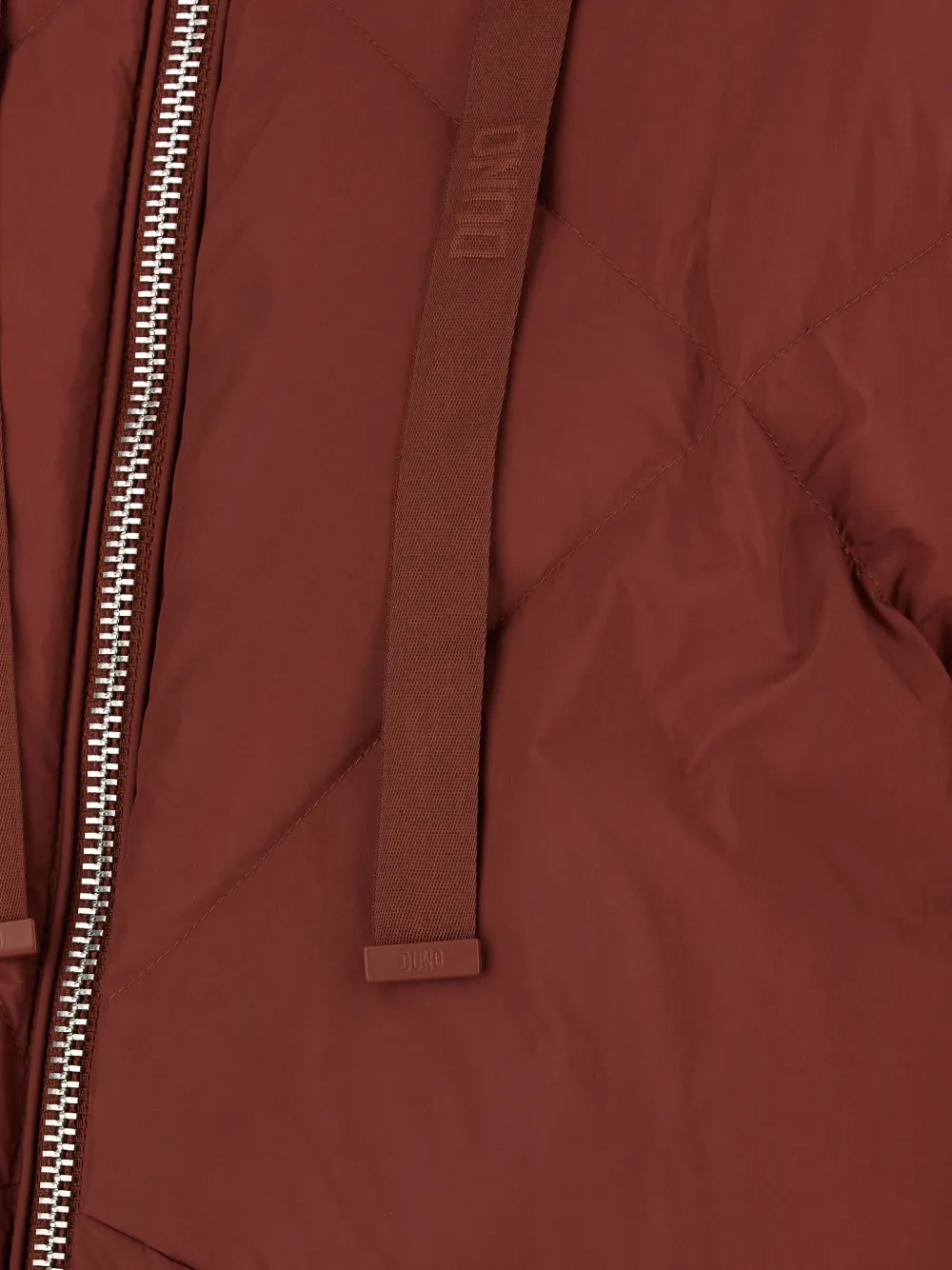 Duno Peggie quilted hooded jacket Rood