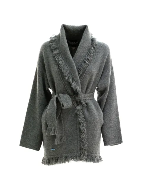 Alanui Finest fringe-trim belted cardigan