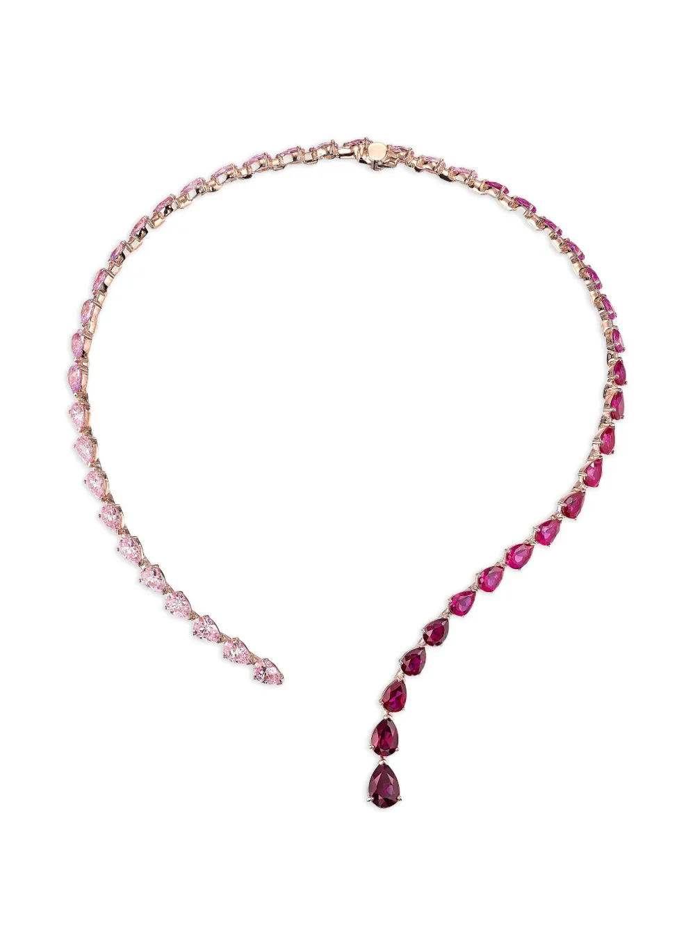 Anabela Chan Nova Lab-grown Ruby And Sapphire Necklace In Pink