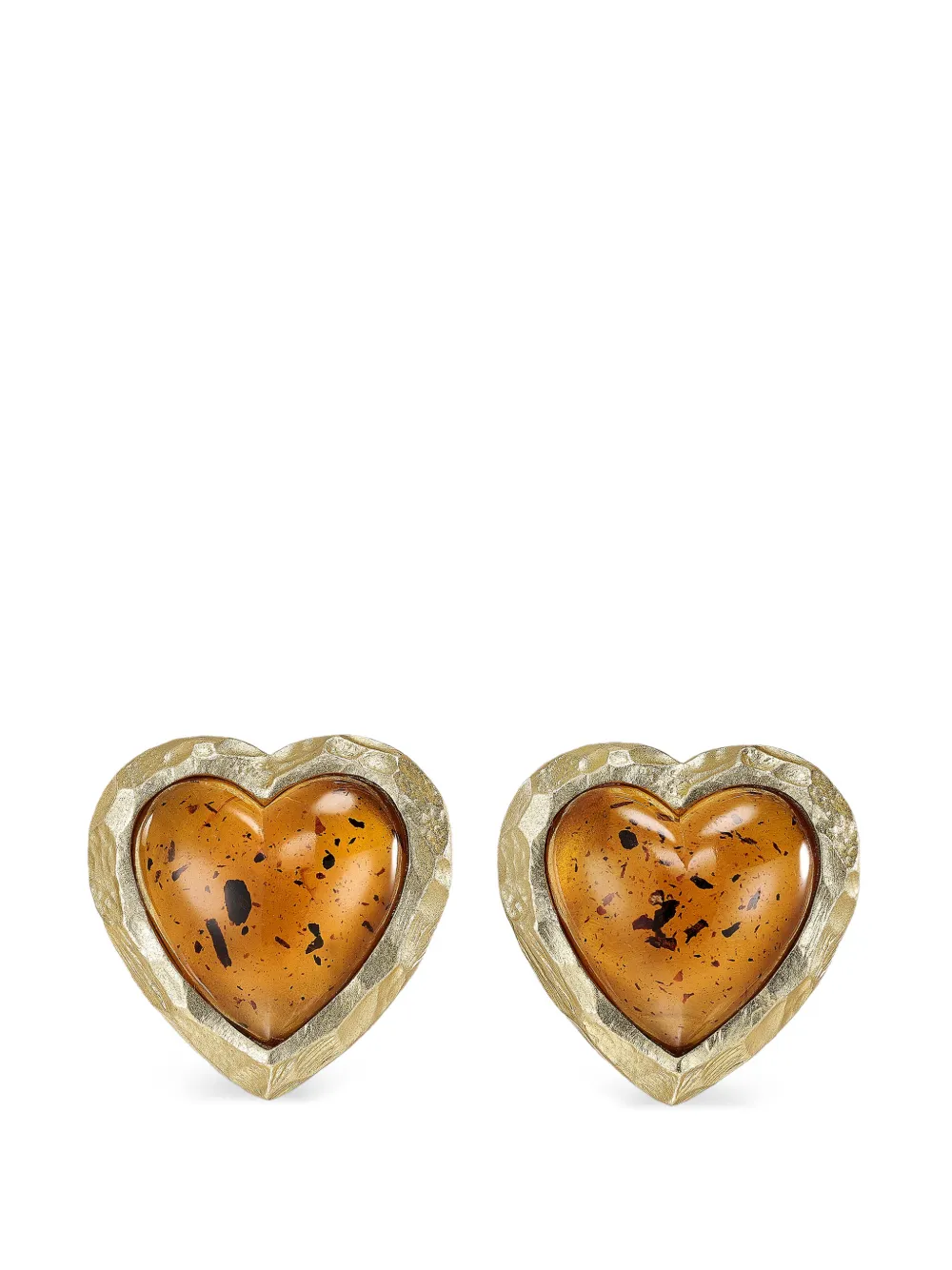 Anabela Chan Amber Heart earrings · OS