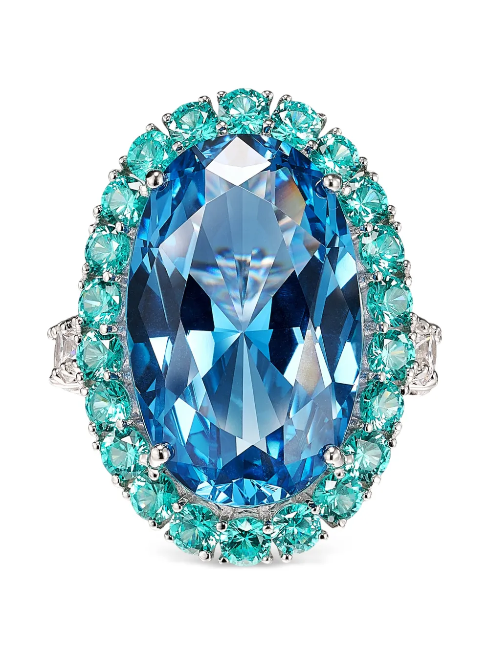 Anabela Chan Anello Ocean Paraiba Candy Crush - Argento