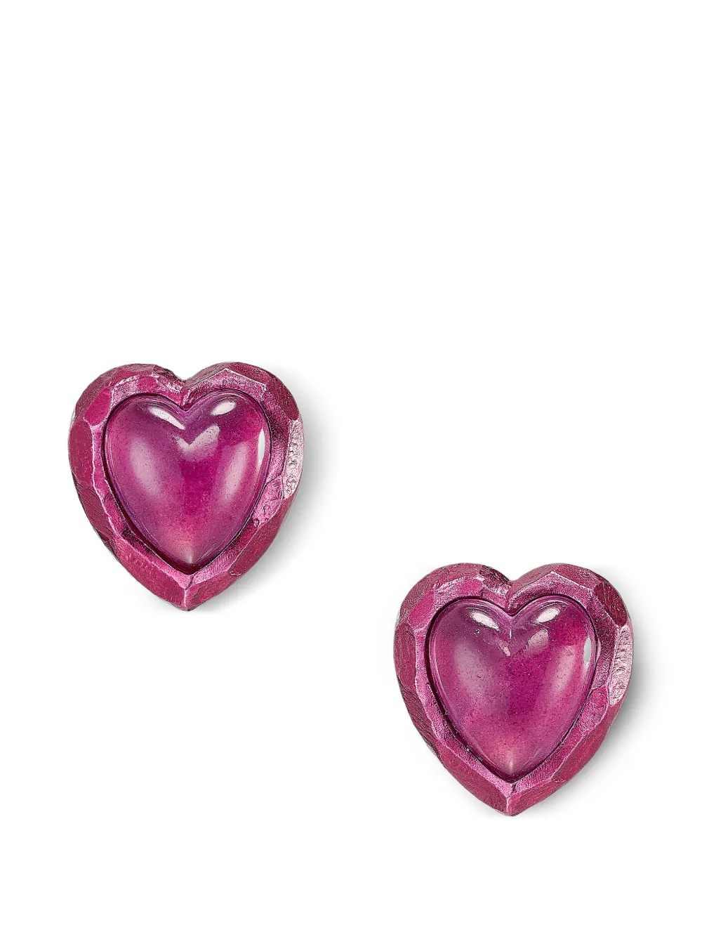 Anabela Chan Ohrringe mit Herzform - Rosa