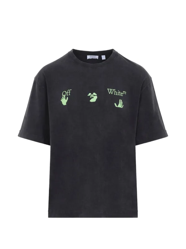 Off-White ロゴ Tシャツ | ブラック | FARFETCH JP