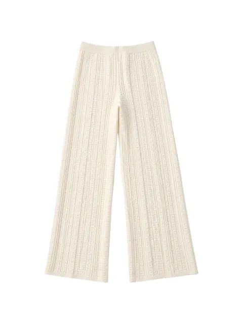 TWINSET cable-knit palazzo pants