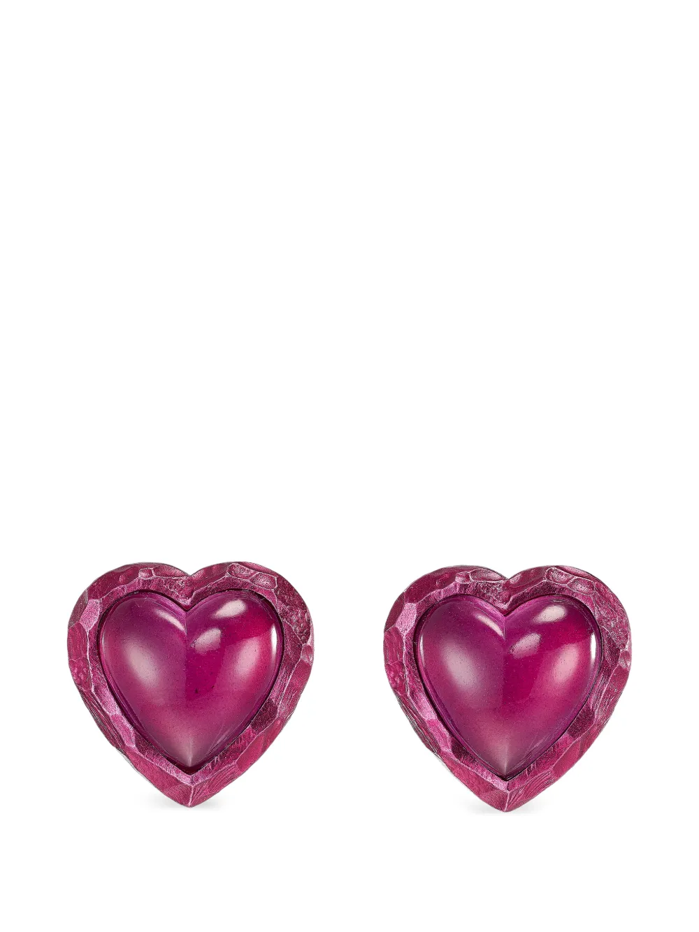 Anabela Chan Plum Heart Ohrringe - Rosa
