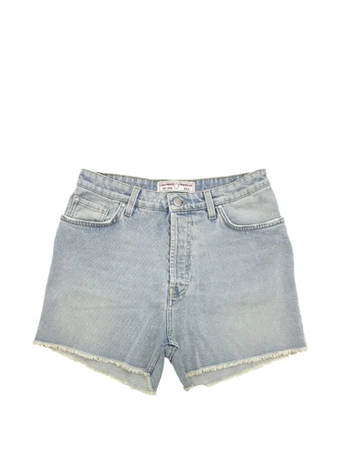 Htc Los Angeles raw-cut denim shorts