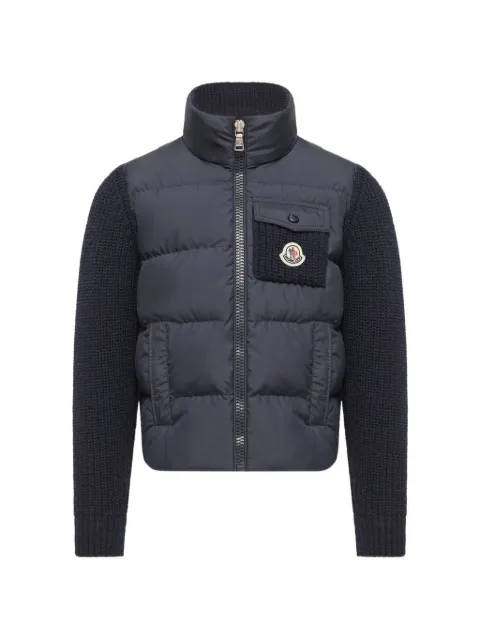 Moncler Enfant padded panelled sweater