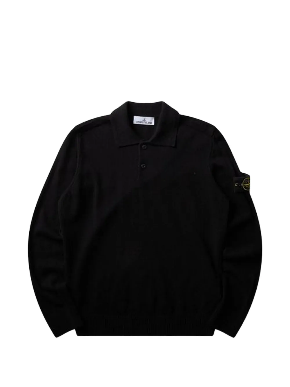 Stone Island 5100018 light rws geelong wool jumper - Nero