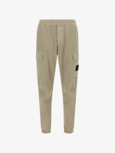 Stone Island logo-patch cargo pants