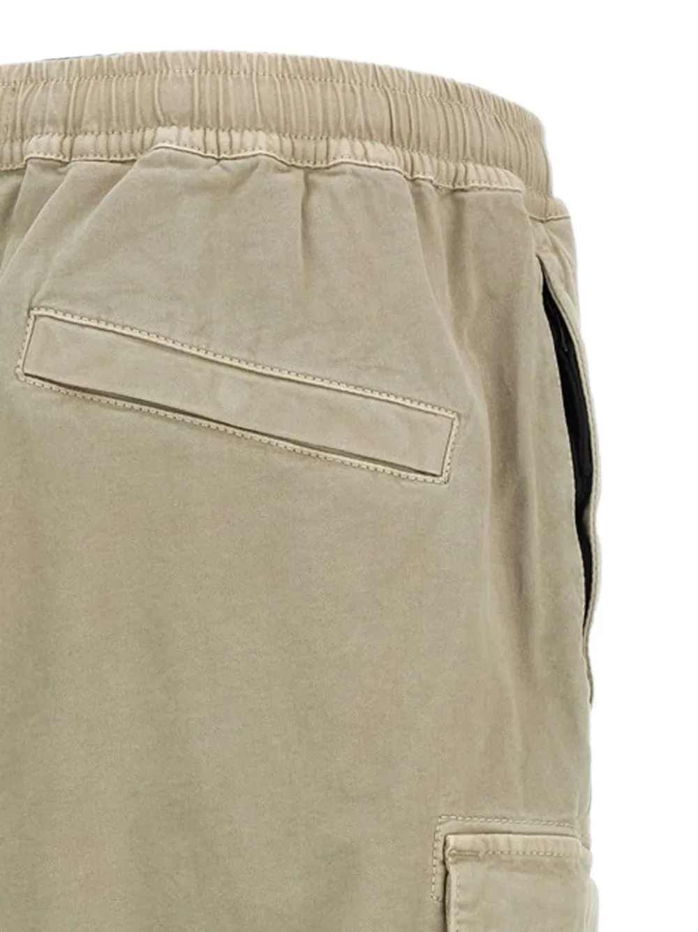 Stone Island Cargo broek met logopatch Beige