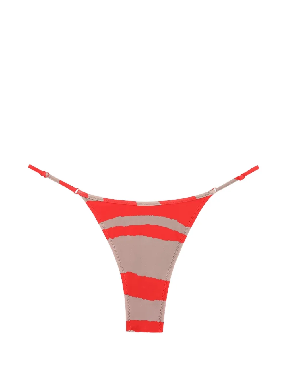 TROPIC OF C Luna zebra-print bikini bottoms