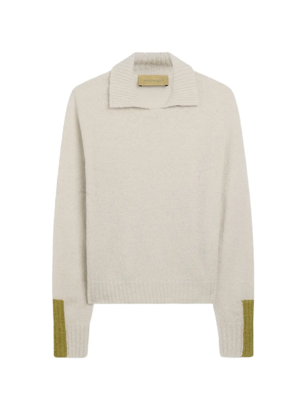 MOMONÌ Glampi Pullover in Colour-Block-Optik - Nude
