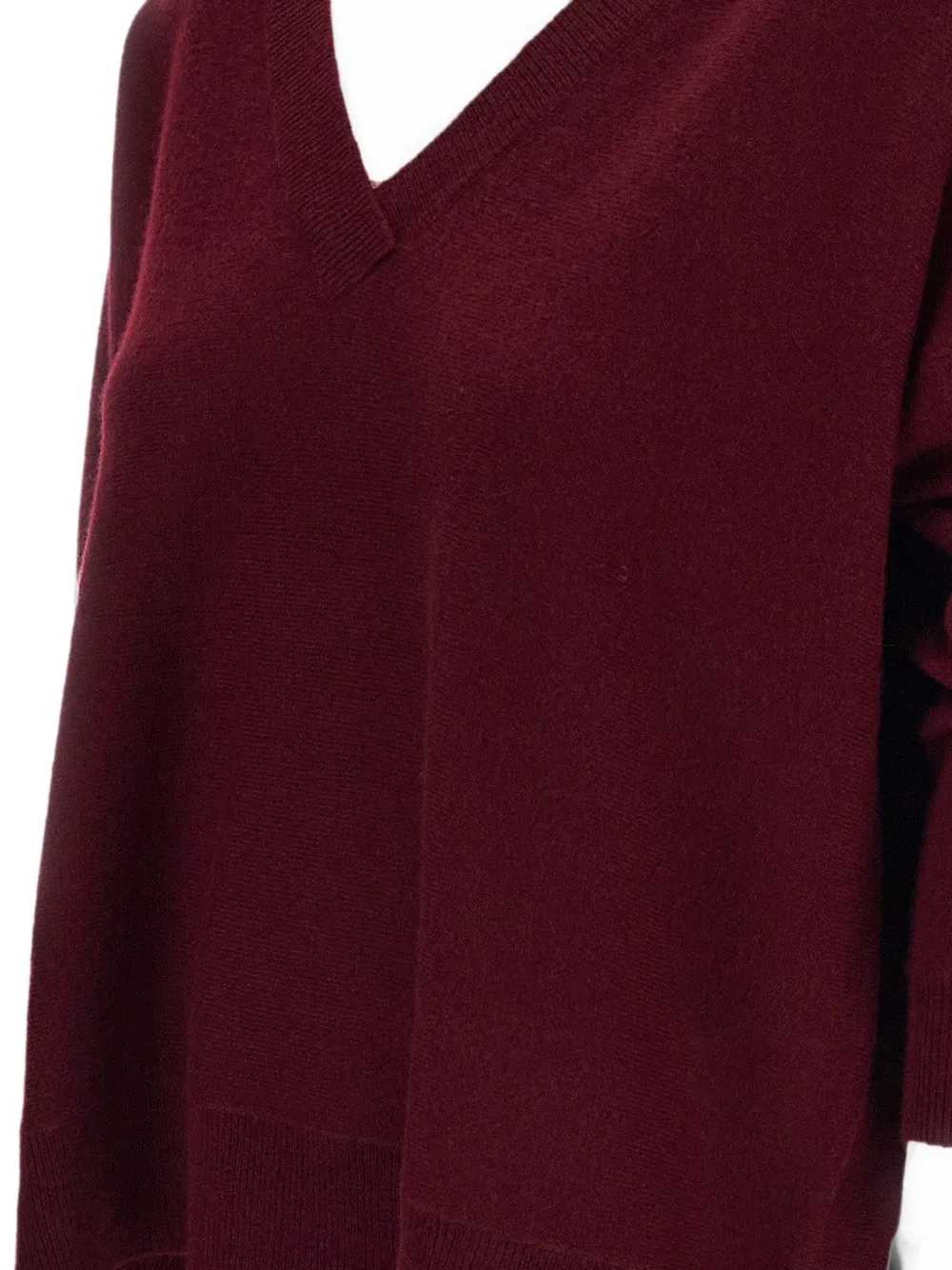 Lisa Yang V-neck cashmere sweater Rood
