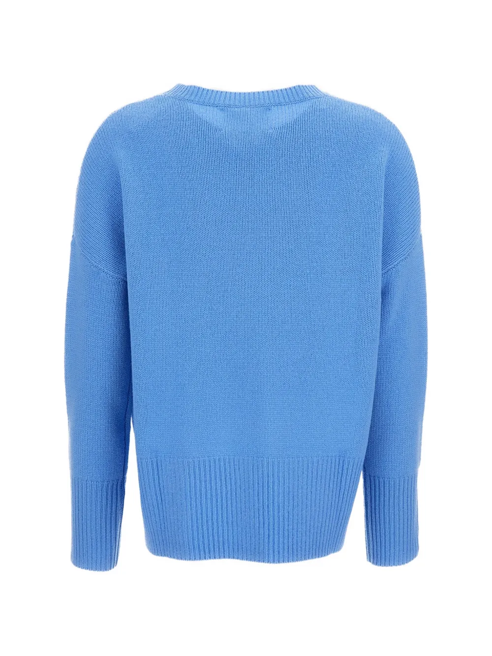 Lisa Yang Kasjmier trui met ronde hals Blauw
