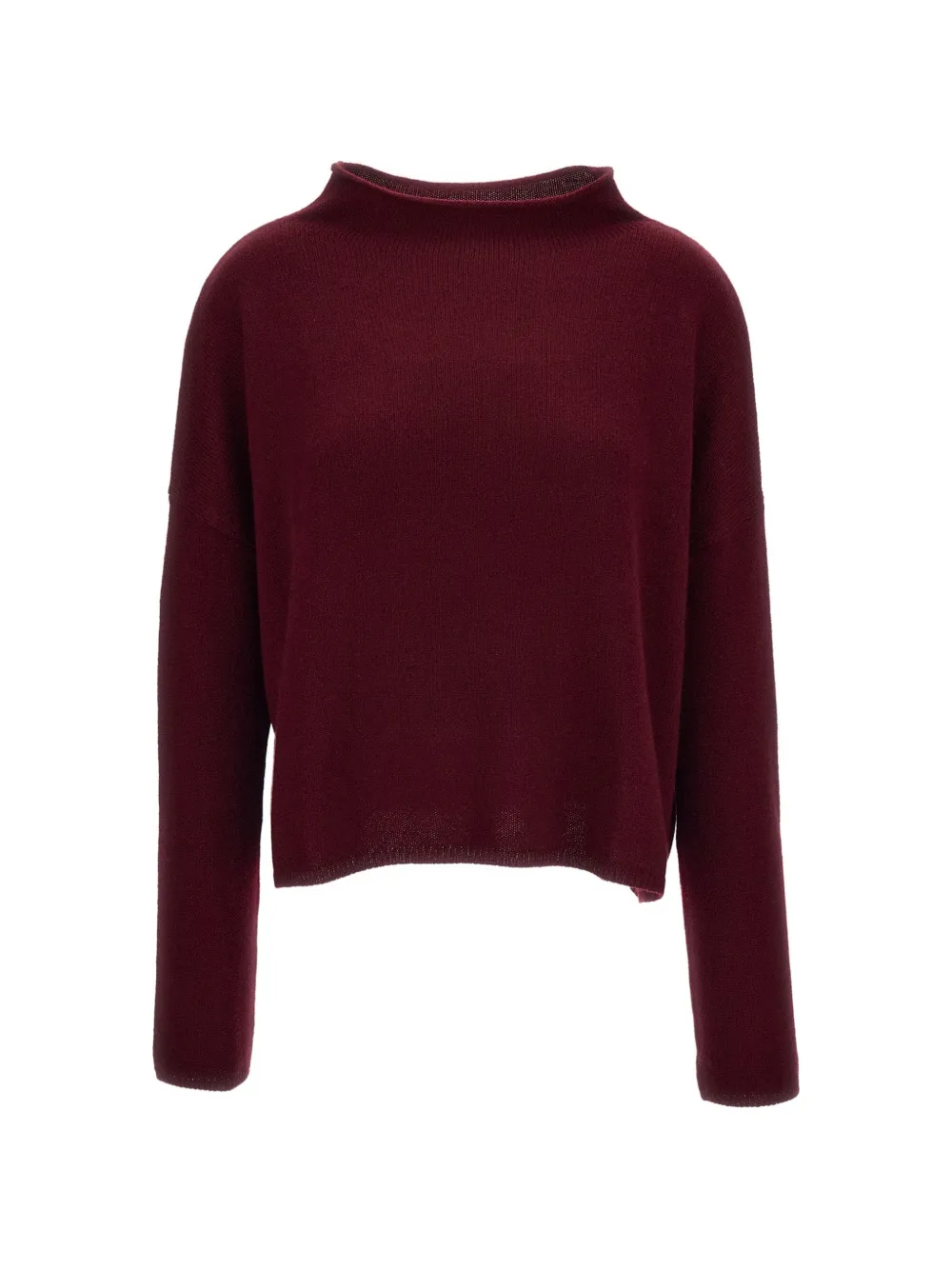 Lisa Yang heavy-knit mock-neck sweater - Rosso
