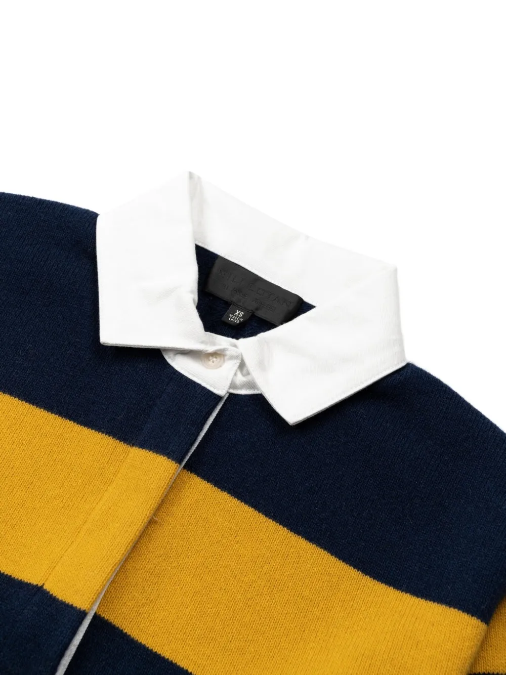 Nili Lotan Gestreepte trui met polokraag Blauw