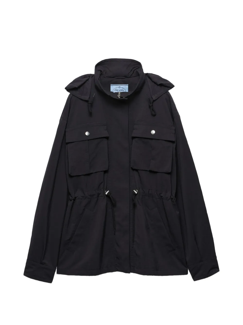 Prada Parka aus Funktionsstoff - Schwarz