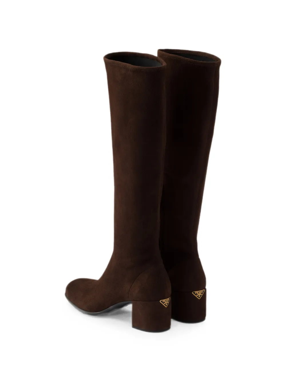 Prada Stretch suède laarzen Bruin