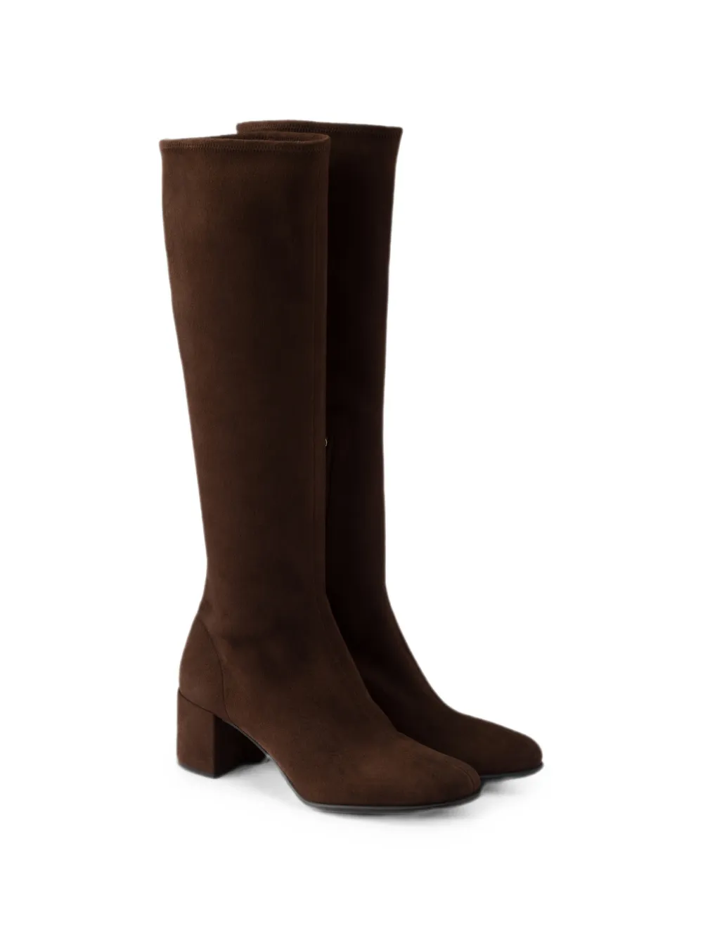 Prada Stretch suède laarzen Bruin