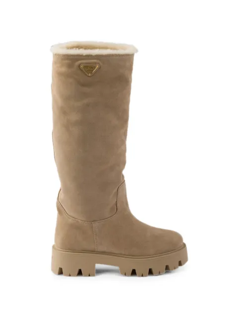 Prada botas de gamuza