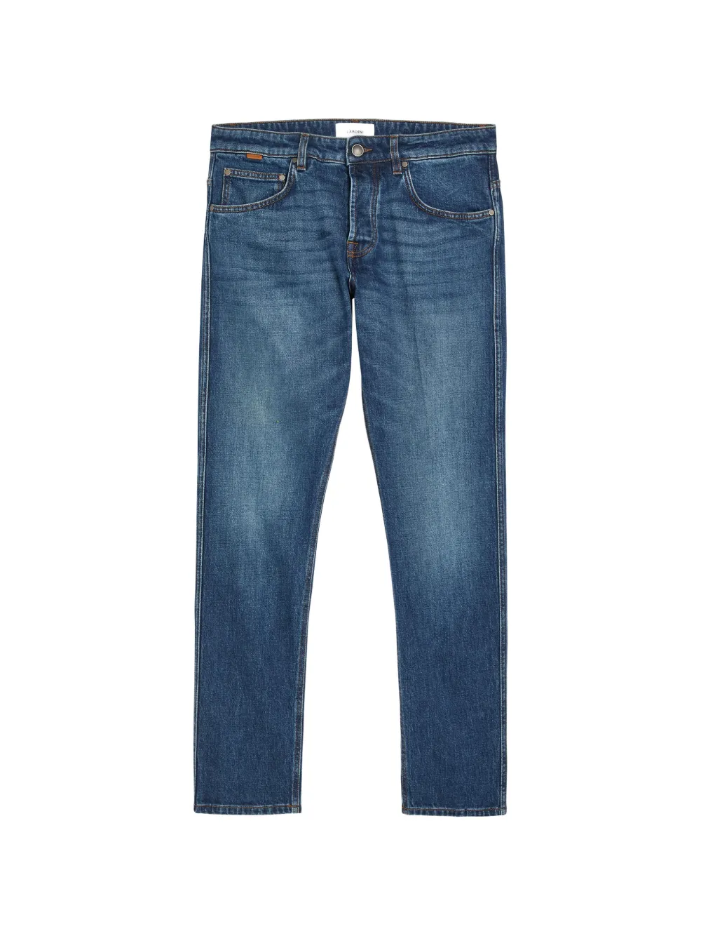 Lardini faded straight-leg jeans - Blau