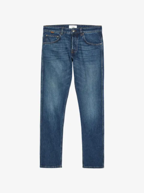 Lardini faded straight-leg jeans