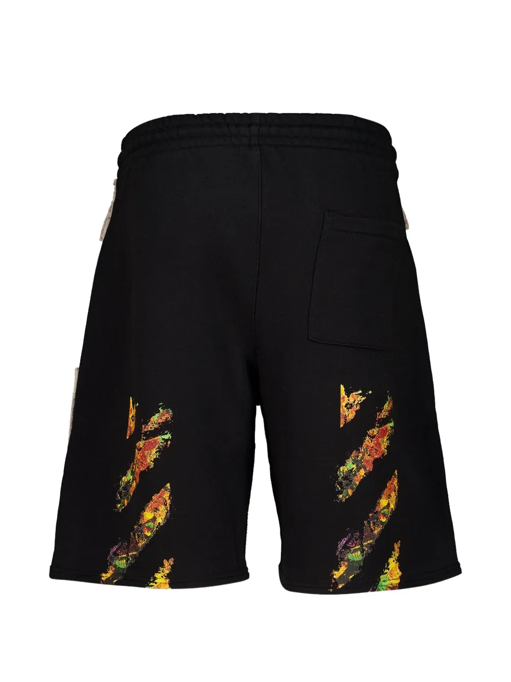 Off-White Sweatshorts Spices Arrow katoenen shorts Beige