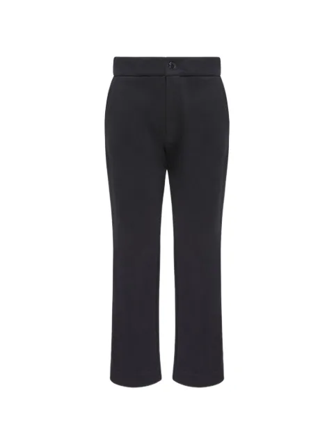 Moncler Enfant pantalones con parche del logo